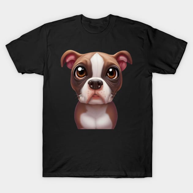 Dogtastic American Pit Bull Terrier T-Shirt by Art By Mojo